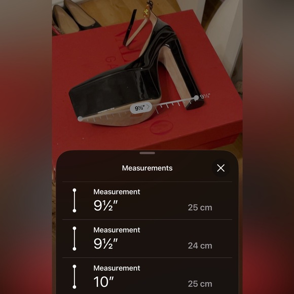 Valentino Garavani Black Platform Shoes with Chunky Heel - Picture 14 of 14